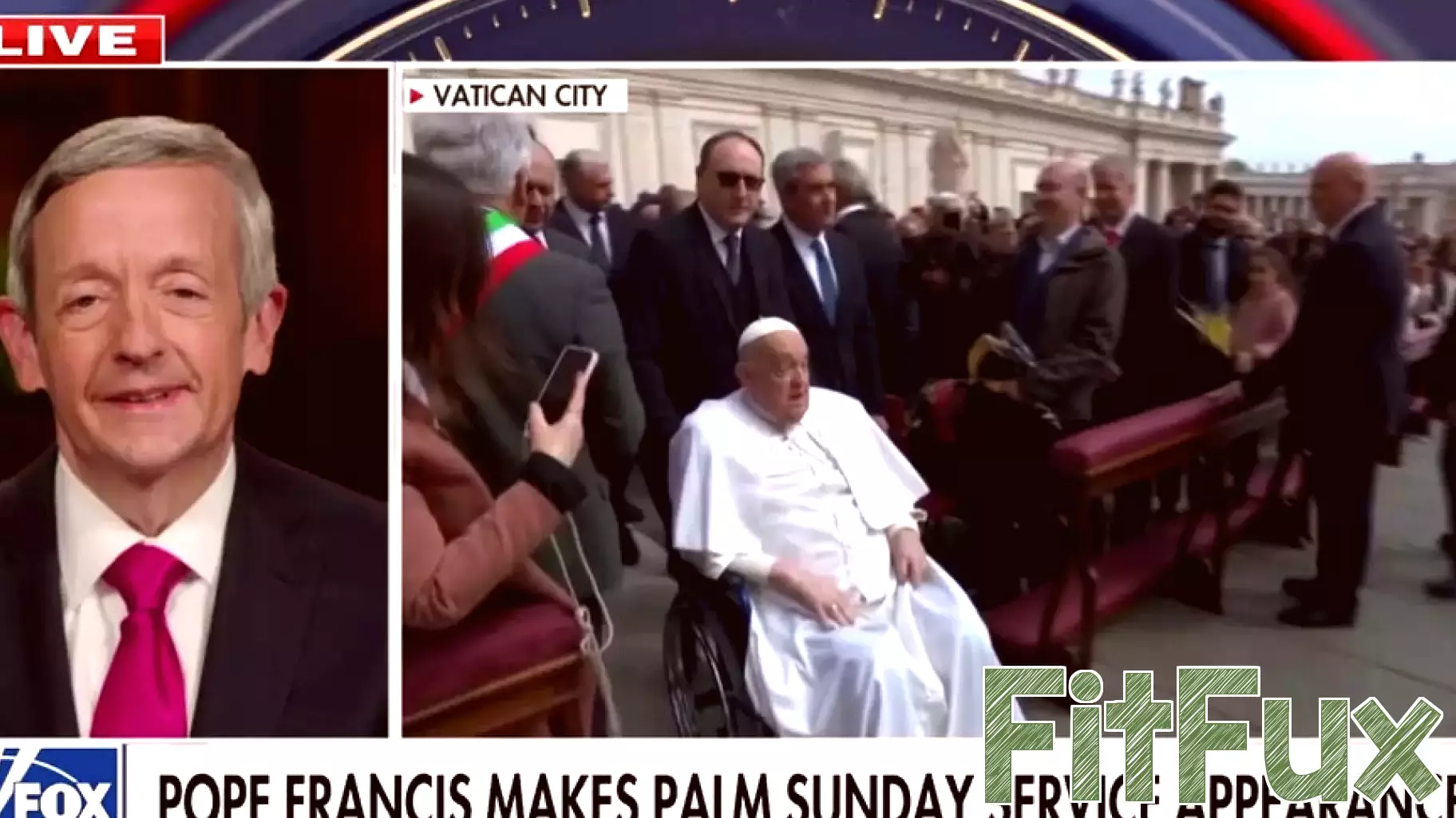 Pope Francis Makes Public Appearance at Palm Sunday Service Amid Health Concerns