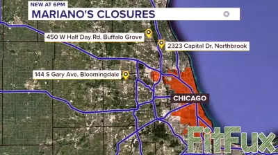 Three Mariano's Grocery Stores in Chicago Area to Close
