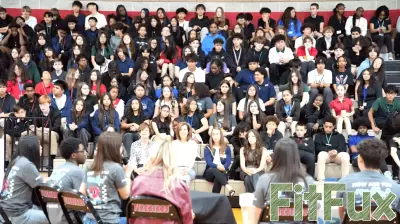 WWE stars visit Las Vegas middle school to talk mental health and supporting classmates